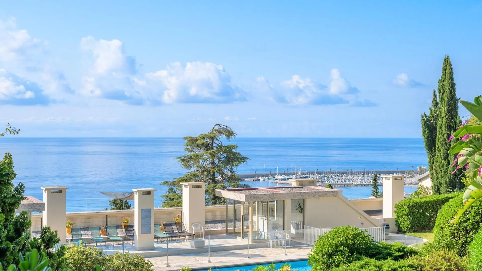 Les Miradors, Charmant Appartement De 2 Chambres En Rdc, Jardin Privatif, Piscine, Vue Mer Et Parking 멍똥